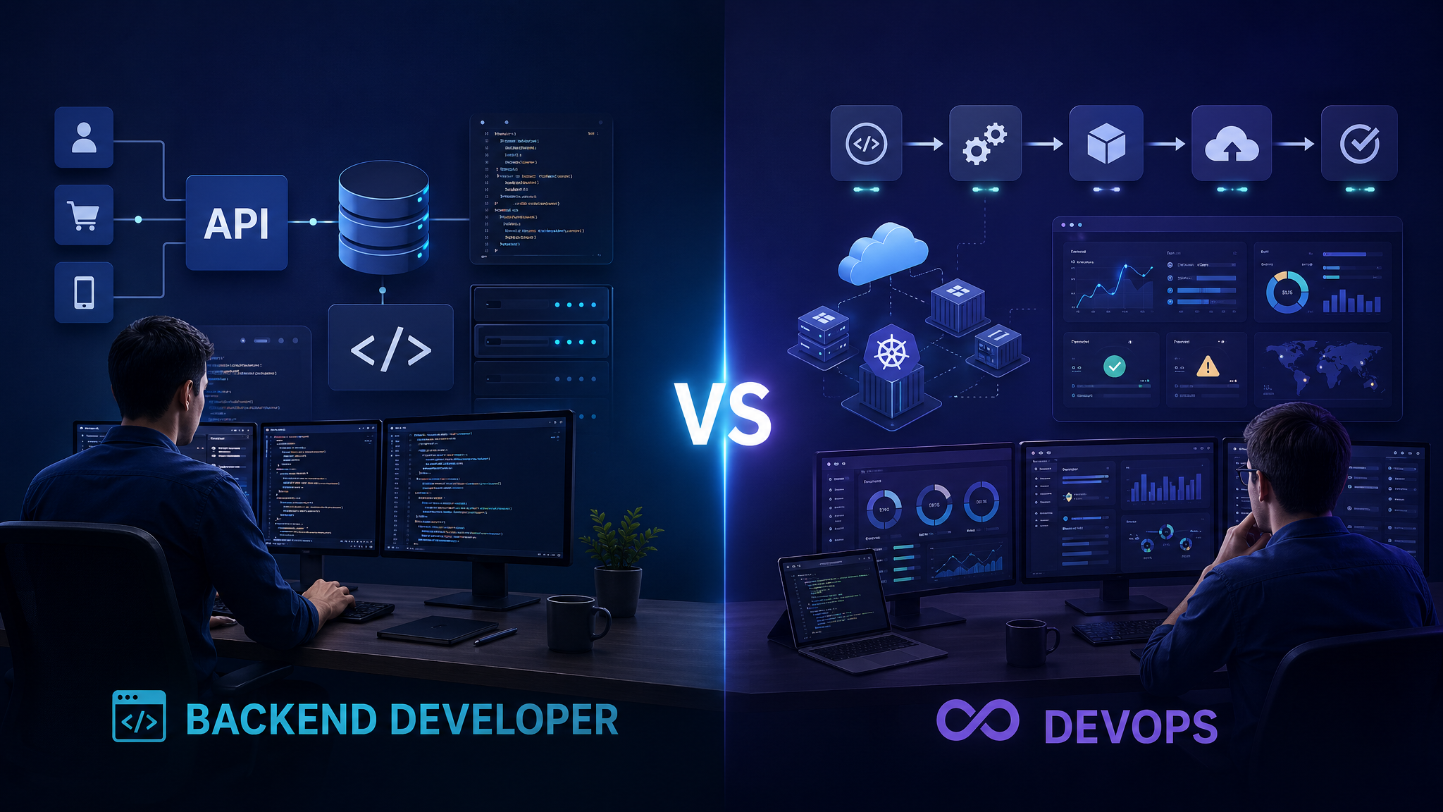 Backend Developer và DevOps khác nhau như thế nào?