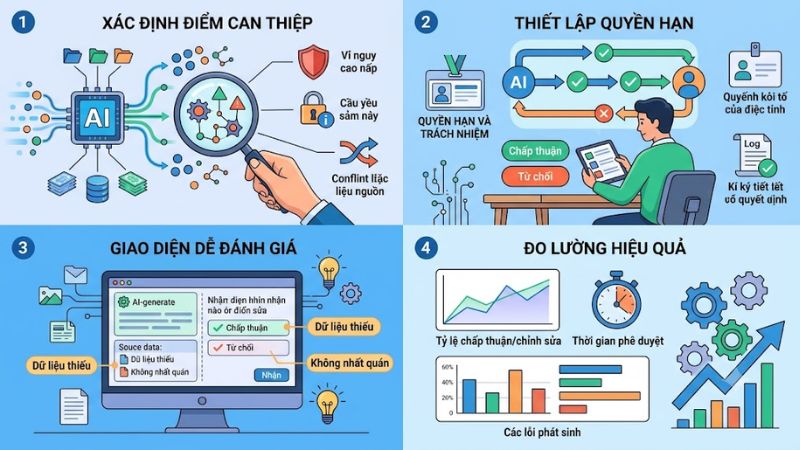 Cách thiết kế Human-in-the-Loop hiệu quả