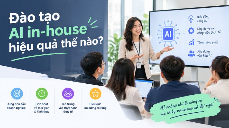 Đào tạo AI in-house hiệu quả thế nào? 7 chỉ số doanh nghiệp nên đo