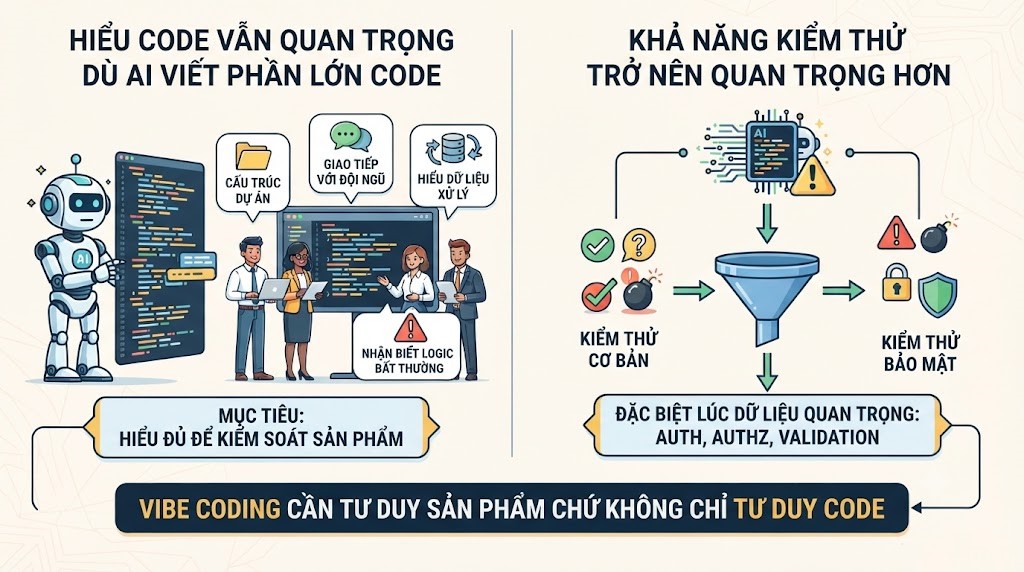Vibe Coding cần tư duy sản phẩm chứ không chỉ tư duy code